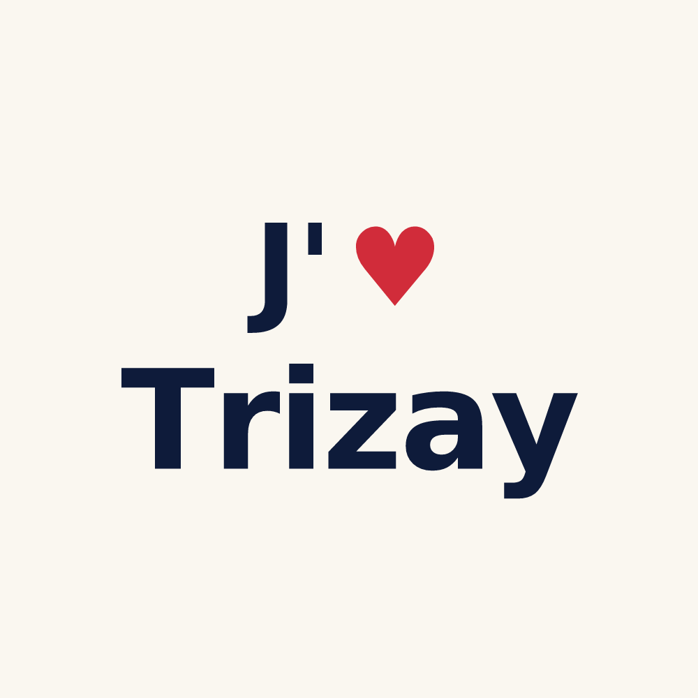 Tasse personnalisée Trizay — design J'aime Trizay