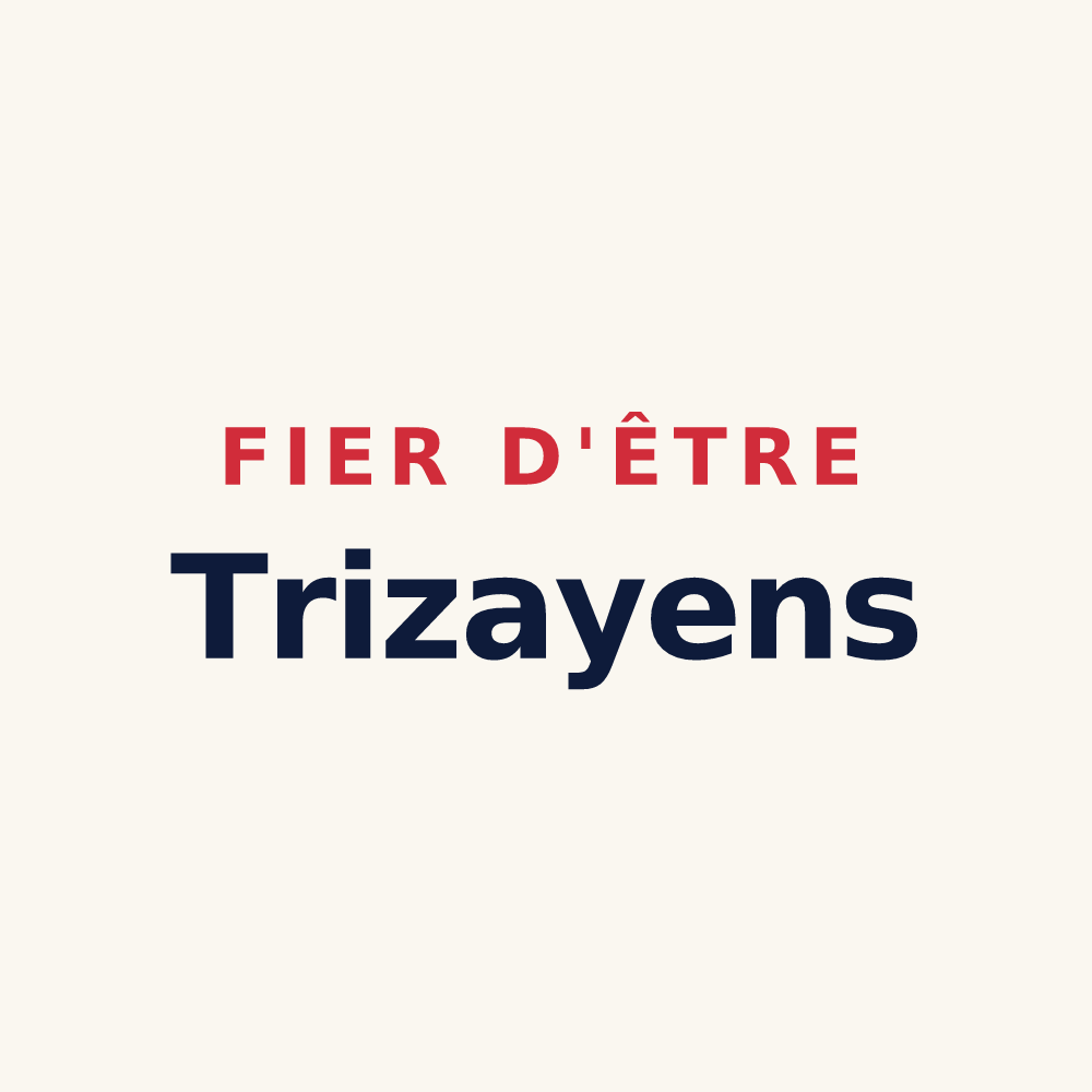 Tasse « Fier d'être Trizayens » — design pour Trizay