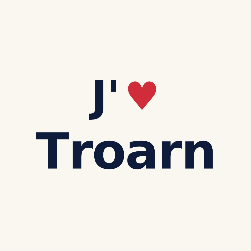 Tasse personnalisée Troarn — design J'aime Troarn