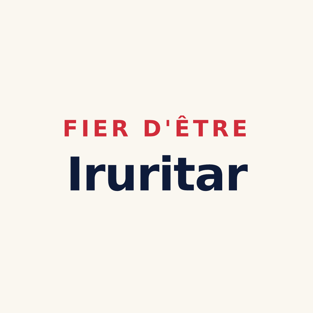 Tasse « Fier d'être Iruritar » — design pour Trois-Villes