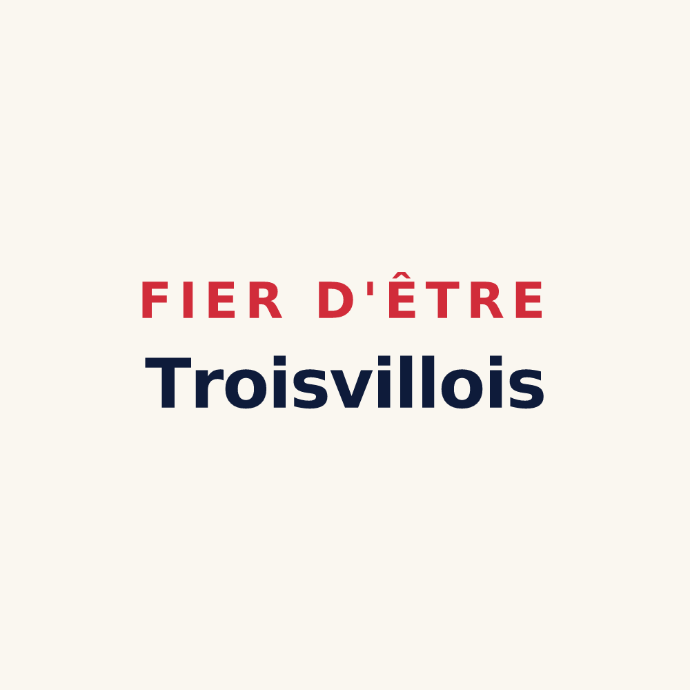Tasse « Fier d'être Troisvillois » — design pour Troisvilles