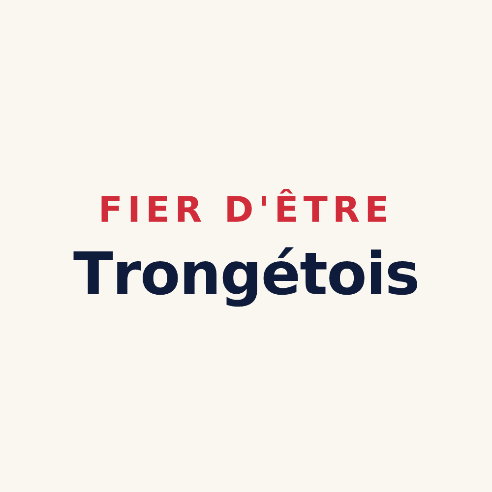 Tasse « Fier d'être Trongétois » — design pour Tronget