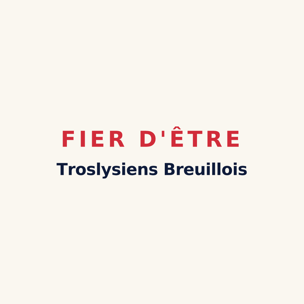 Tasse « Fier d'être Troslysiens Breuillois » — design pour Trosly-Breuil