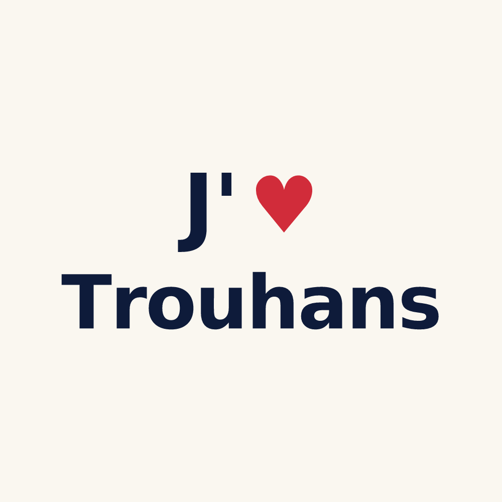 Tasse personnalisée Trouhans — design J'aime Trouhans