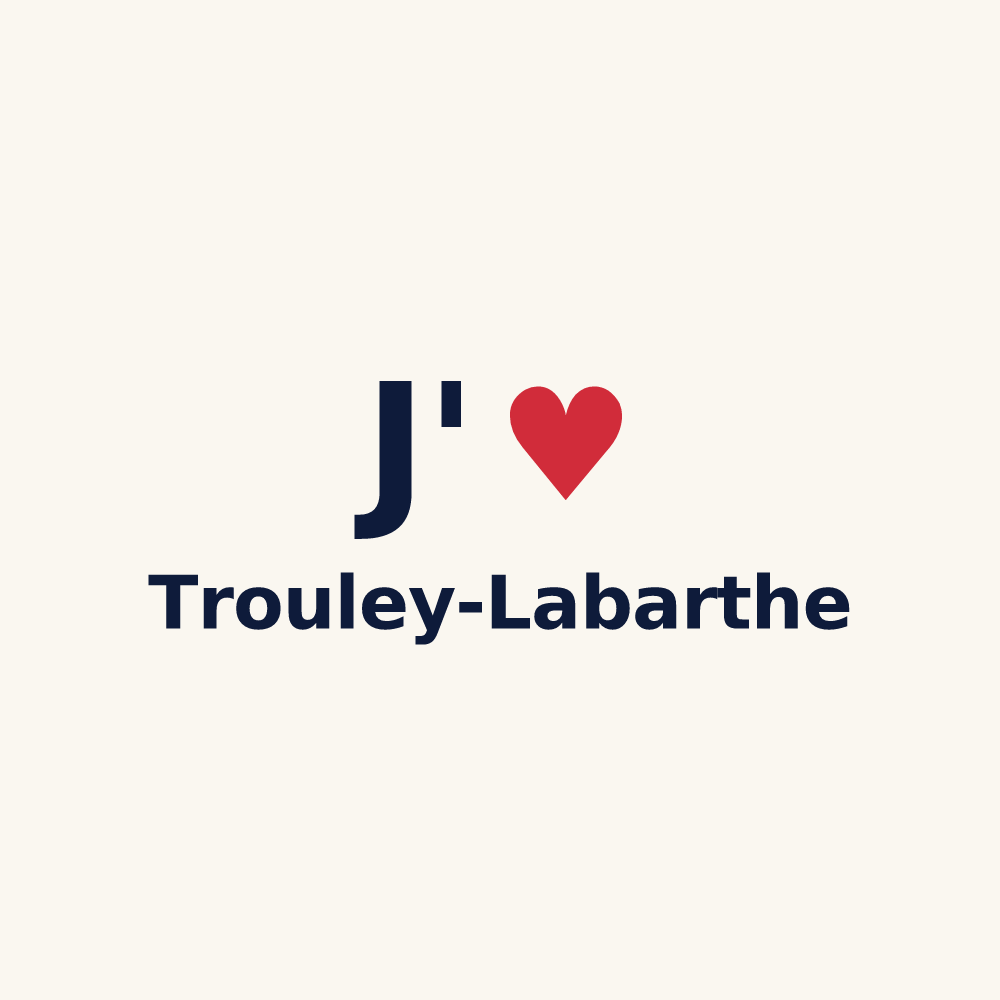 Tasse personnalisée Trouley-Labarthe — design J'aime Trouley-Labarthe