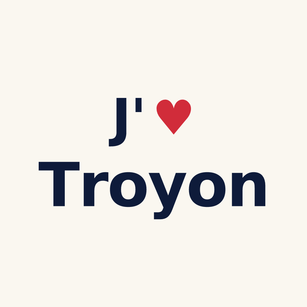 Tasse personnalisée Troyon — design J'aime Troyon