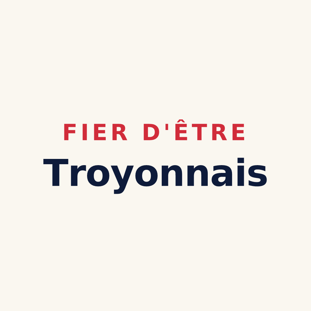 Tasse « Fier d'être Troyonnais » — design pour Troyon