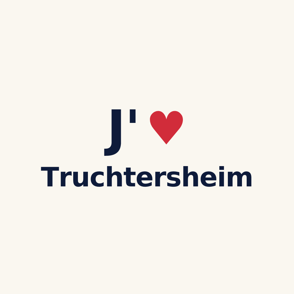Tasse personnalisée Truchtersheim — design J'aime Truchtersheim