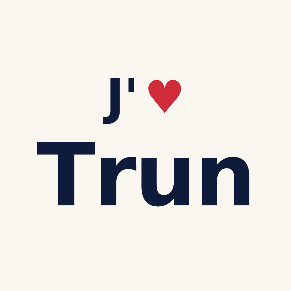 Tasse personnalisée Trun — design J'aime Trun