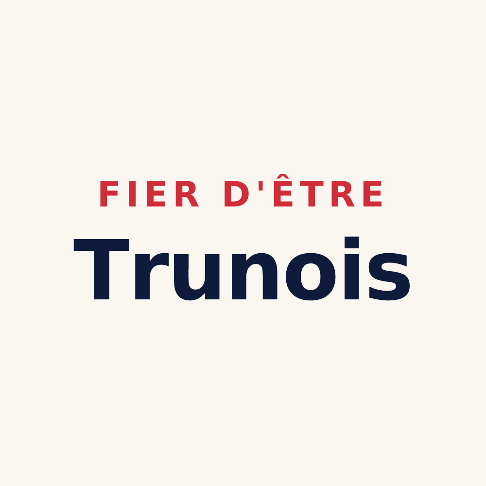 Tasse « Fier d'être Trunois » — design pour Trun