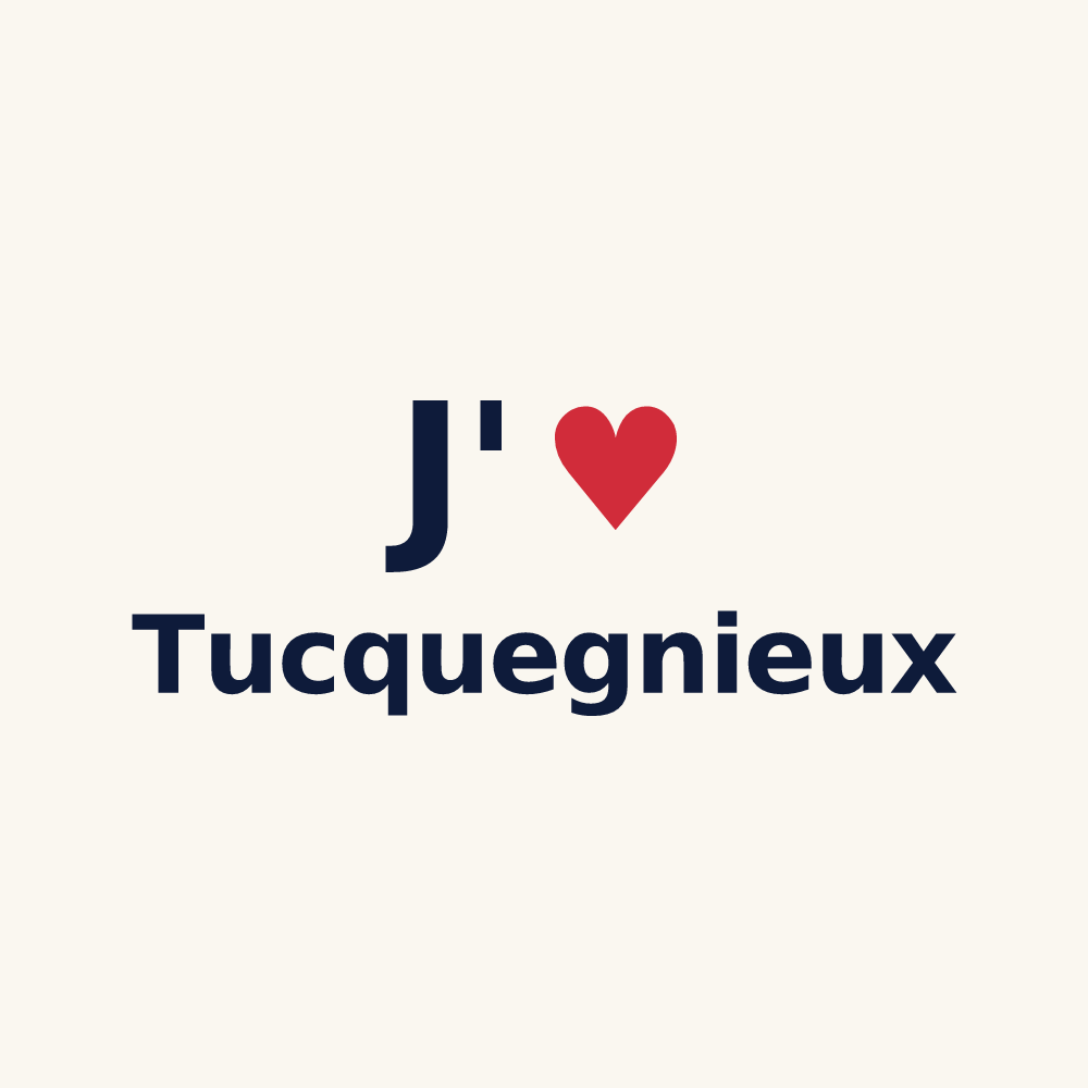 Tasse personnalisée Tucquegnieux — design J'aime Tucquegnieux