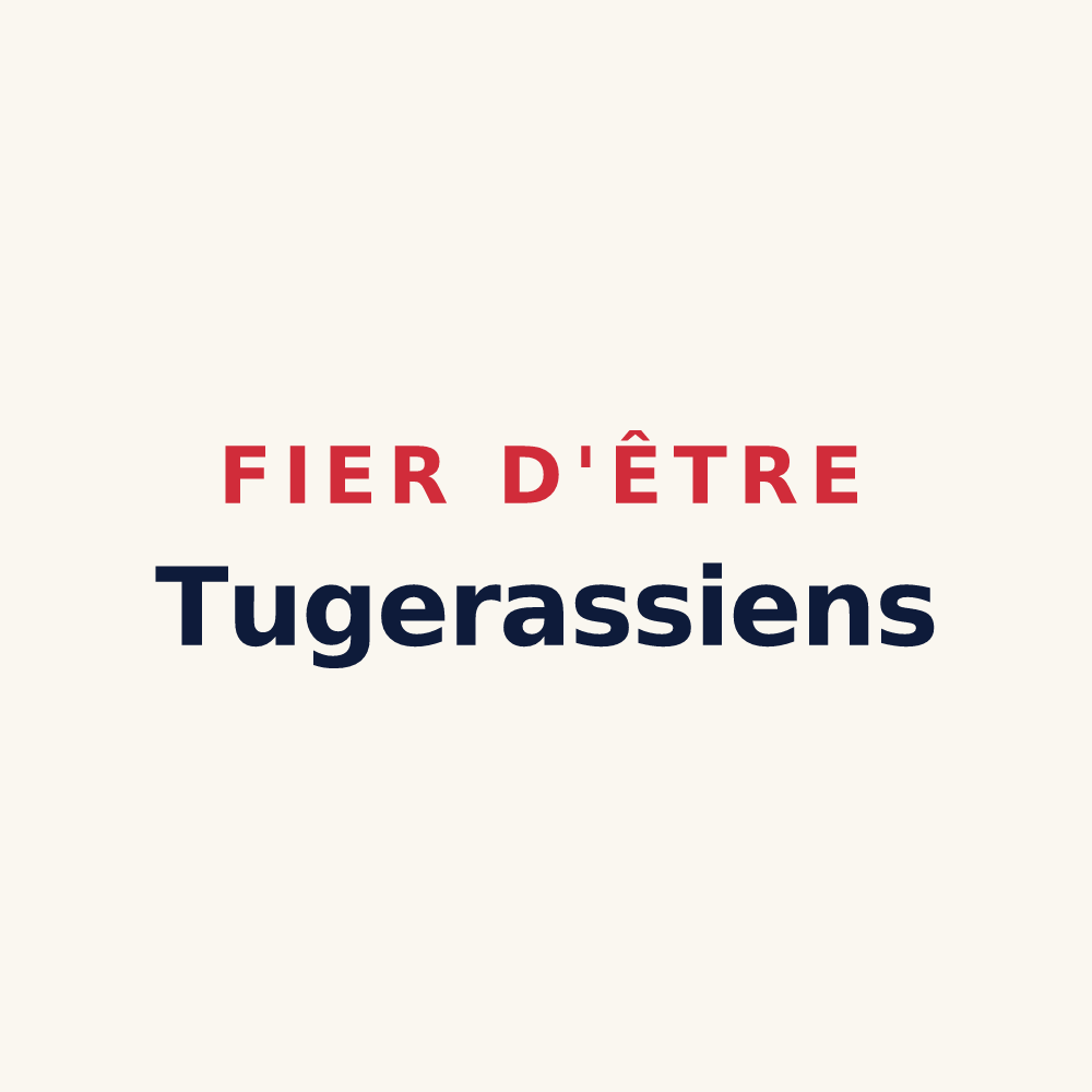 Tasse « Fier d'être Tugerassiens » — design pour Tugéras-Saint-Maurice