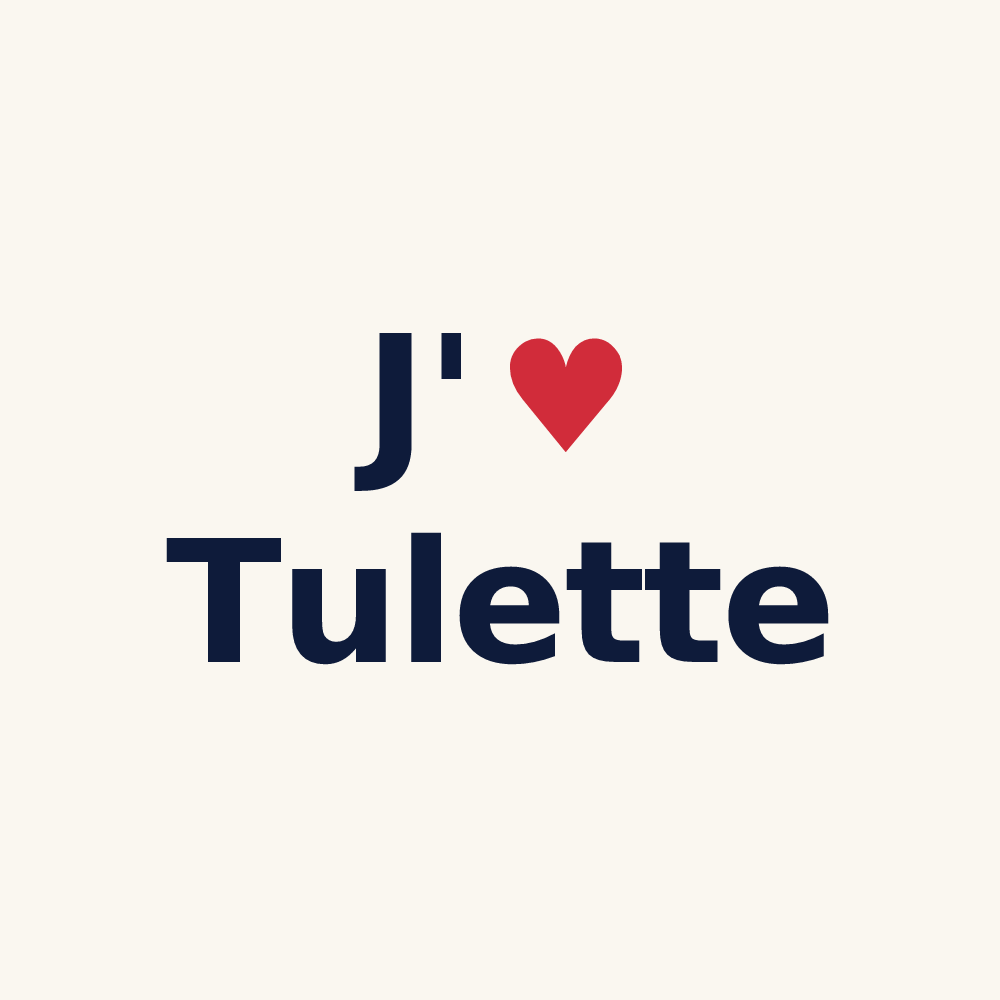 Tasse personnalisée Tulette — design J'aime Tulette