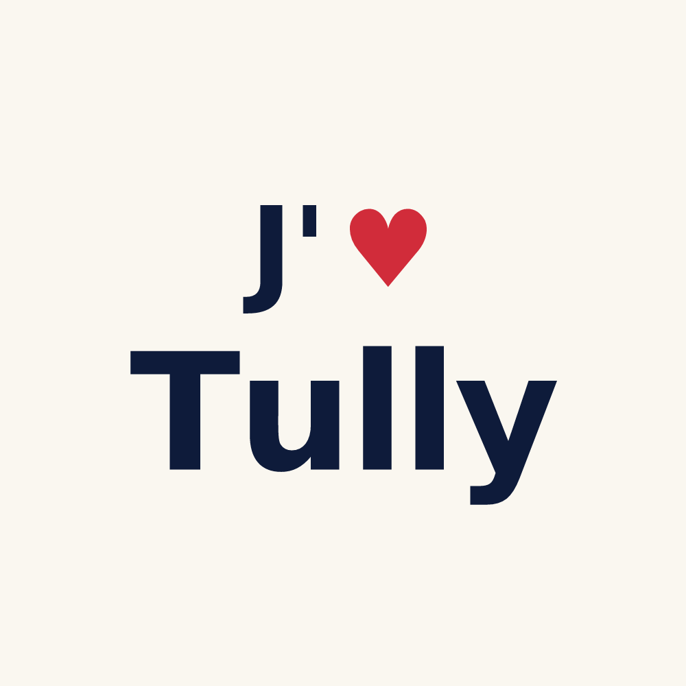 Tasse personnalisée Tully — design J'aime Tully