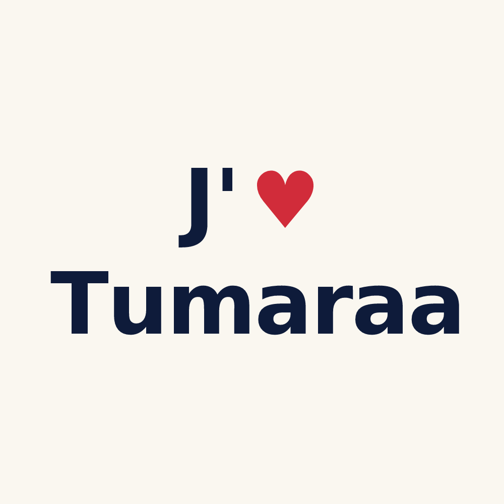 Tasse personnalisée Tumaraa — design J'aime Tumaraa
