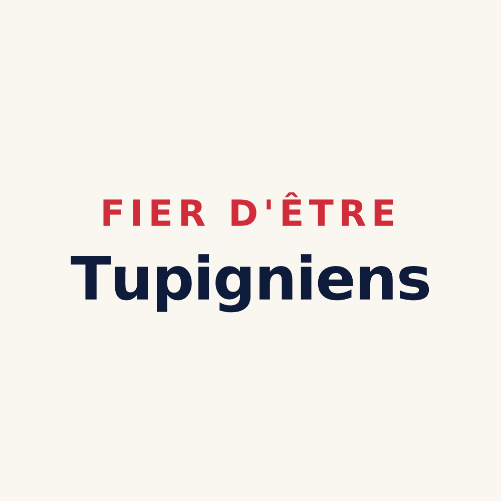 Tasse « Fier d'être Tupigniens » — design pour Tupigny