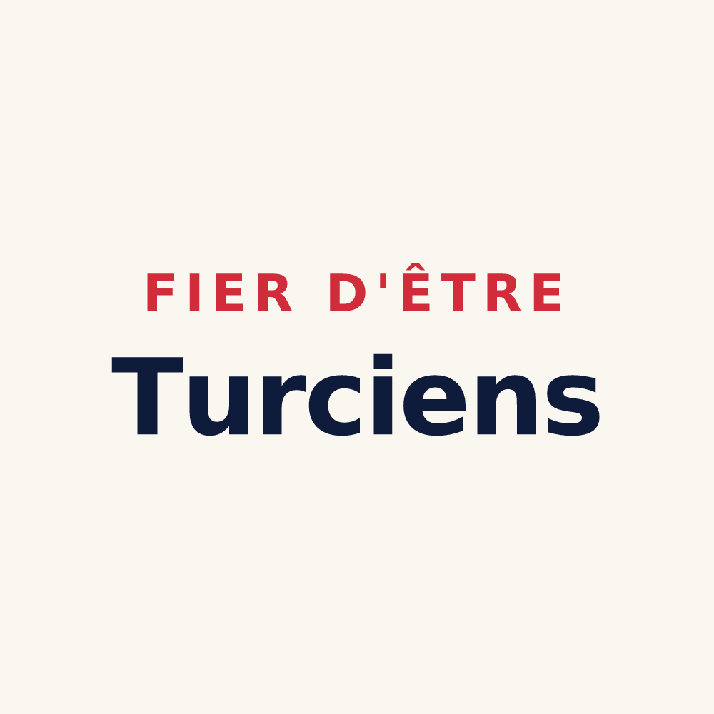Tasse « Fier d'être Turciens » — design pour Turcey
