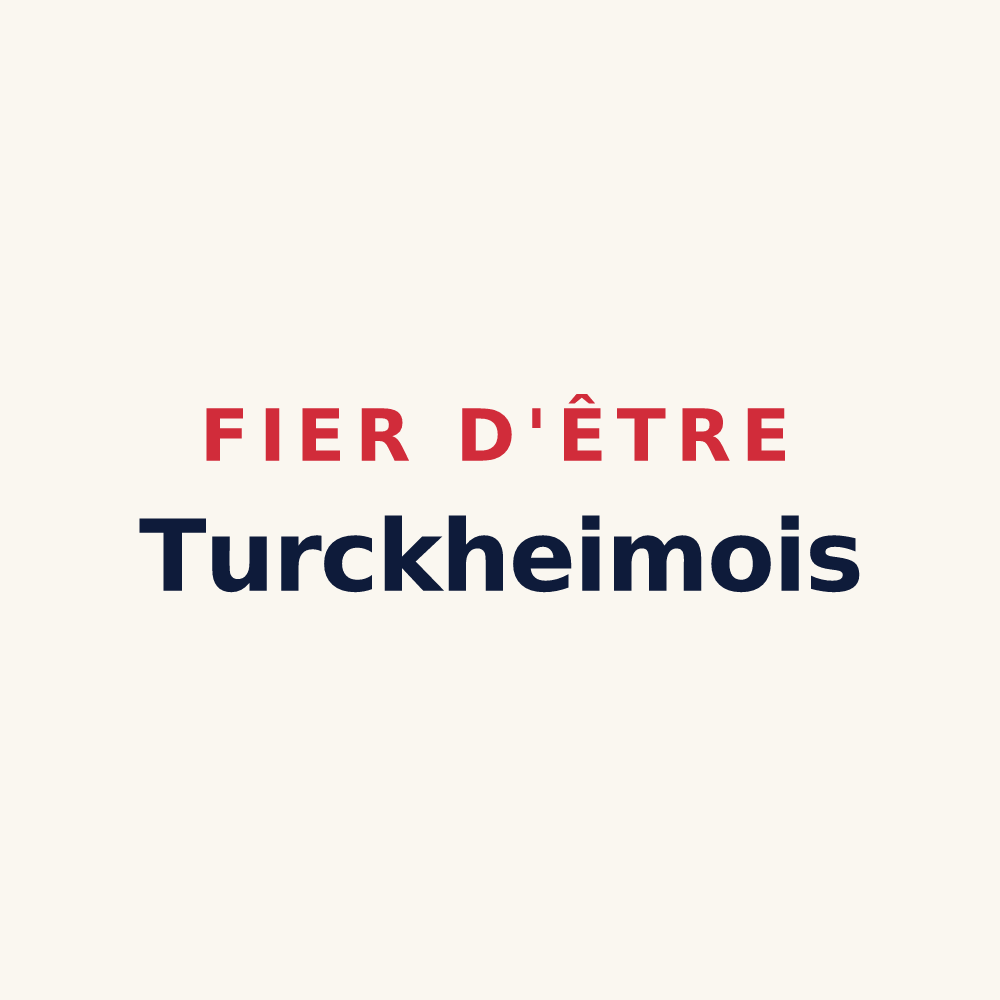 Tasse « Fier d'être Turckheimois » — design pour Turckheim