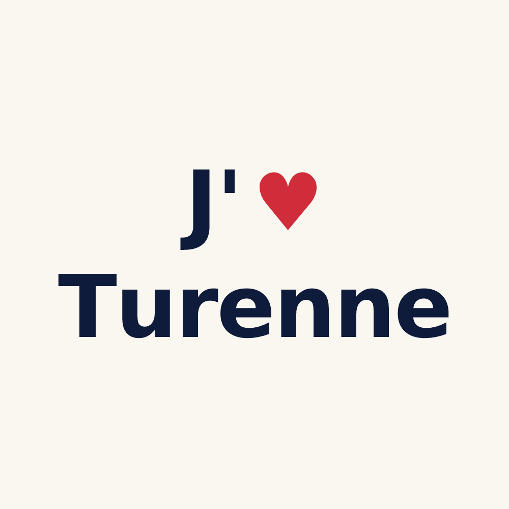 Tasse personnalisée Turenne — design J'aime Turenne
