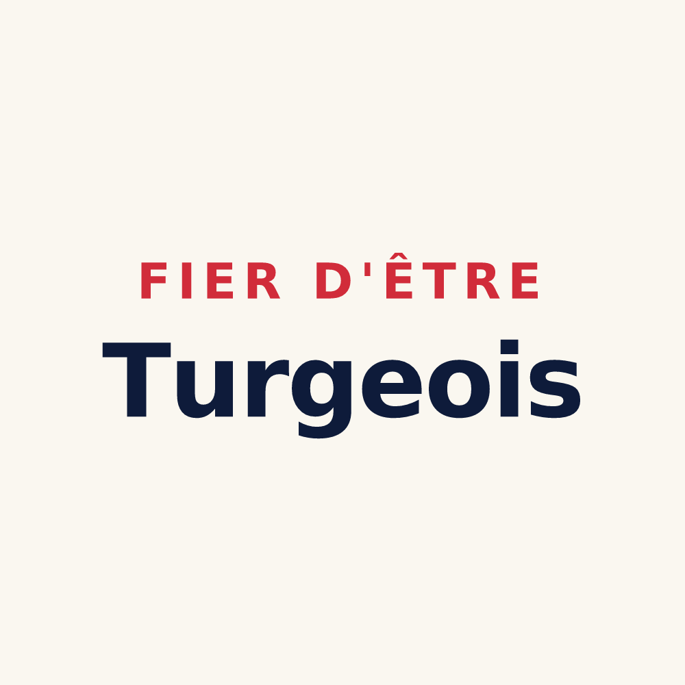Tasse « Fier d'être Turgeois » — design pour Turgy