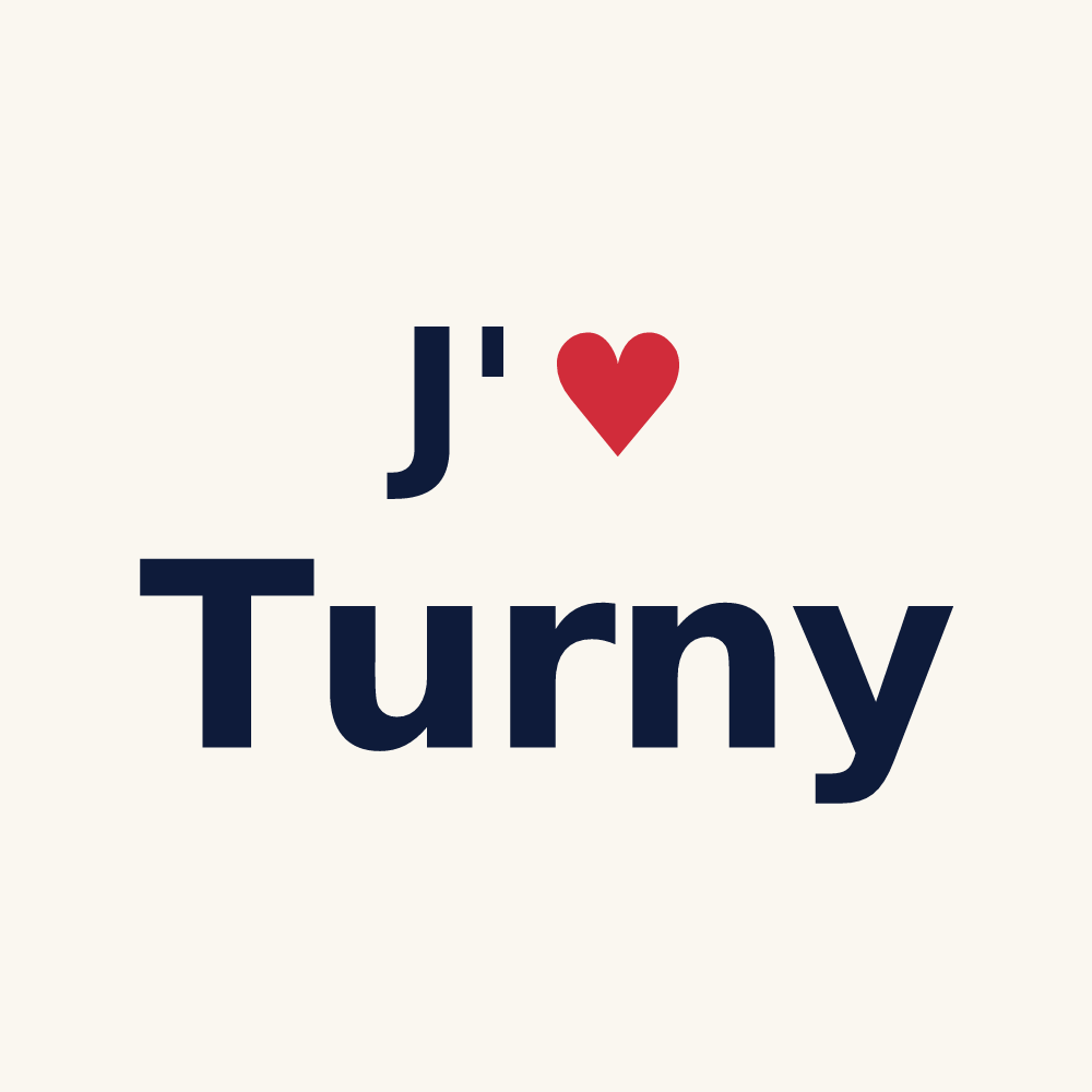 Tasse personnalisée Turny — design J'aime Turny