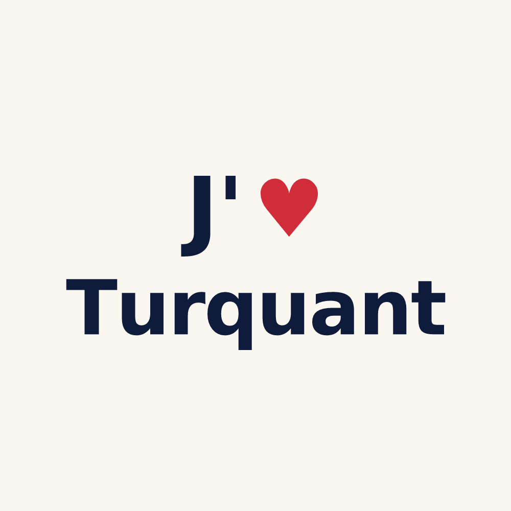 Tasse personnalisée Turquant — design J'aime Turquant