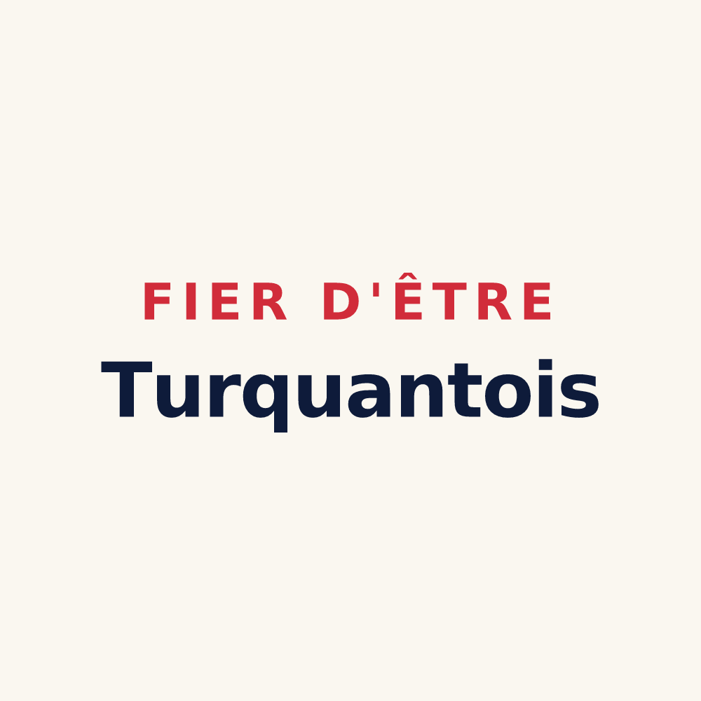 Tasse « Fier d'être Turquantois » — design pour Turquant