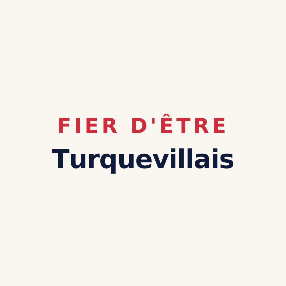 Tasse « Fier d'être Turquevillais » — design pour Turqueville