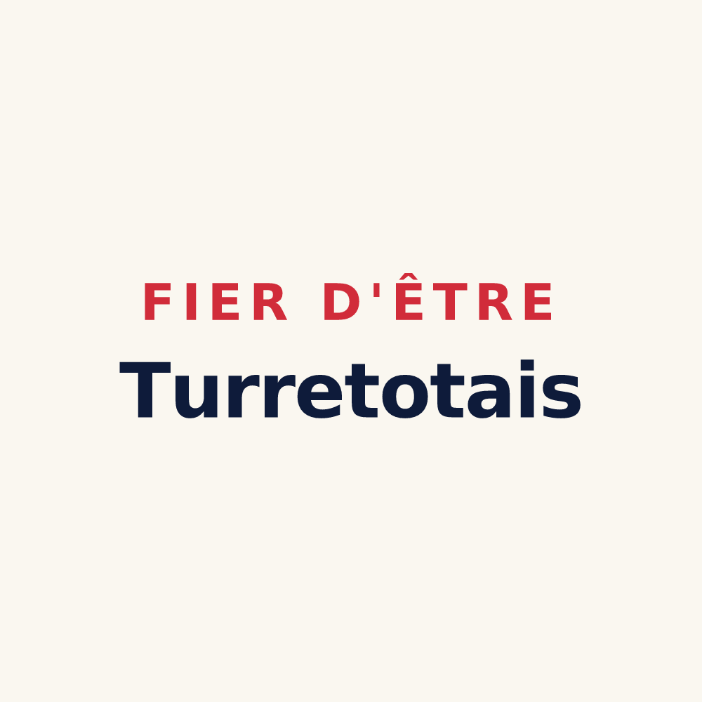 Tasse « Fier d'être Turretotais » — design pour Turretot