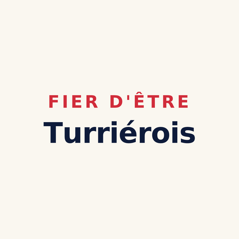 Tasse « Fier d'être Turriérois » — design pour Turriers