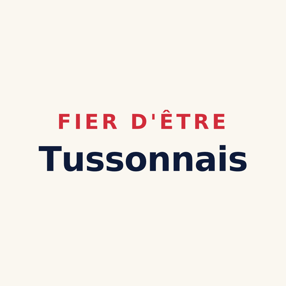Tasse « Fier d'être Tussonnais » — design pour Tusson