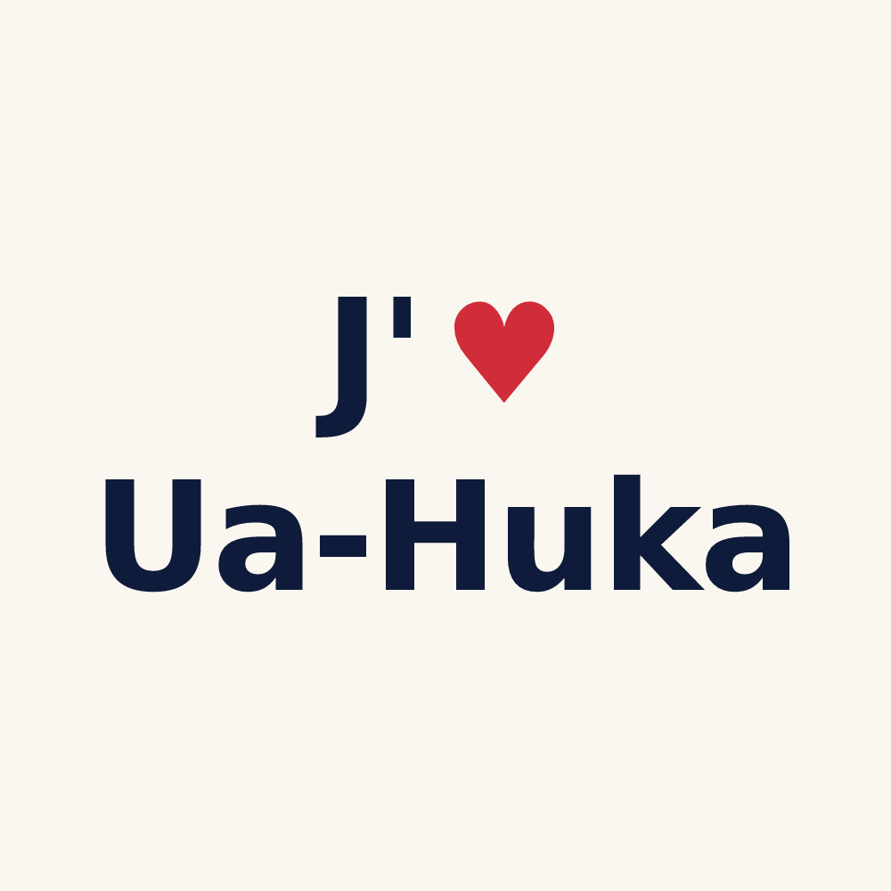 Tasse personnalisée Ua-Huka — design J'aime Ua-Huka