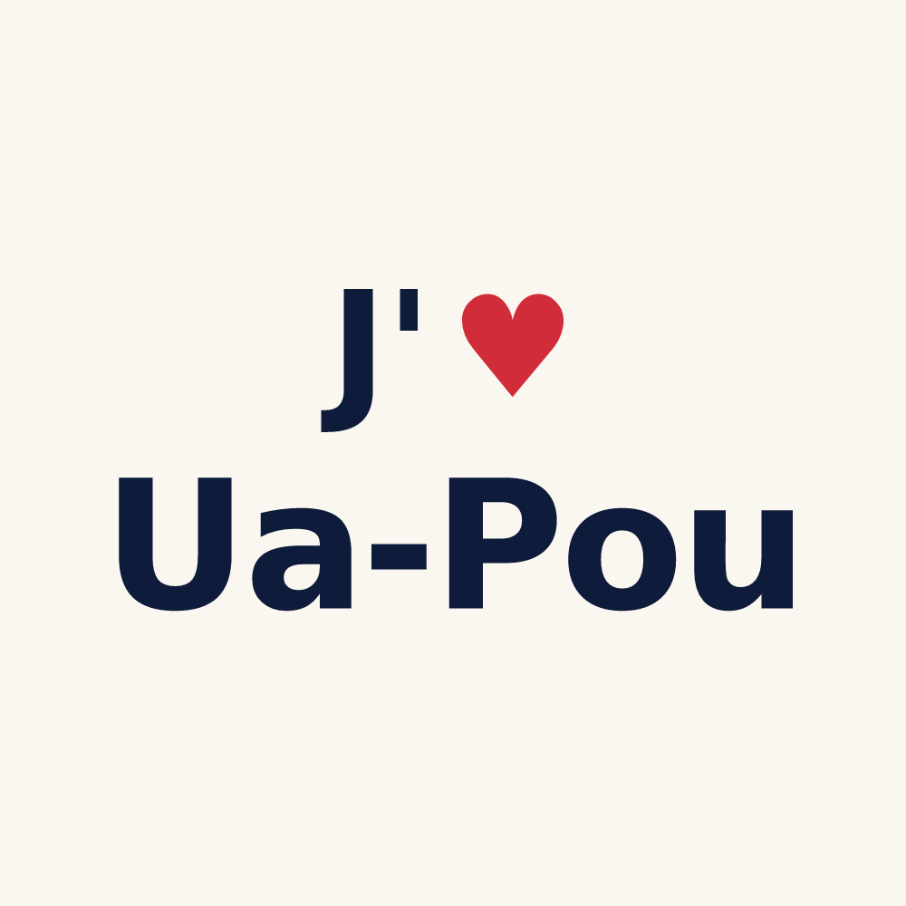 Tasse personnalisée Ua-Pou — design J'aime Ua-Pou