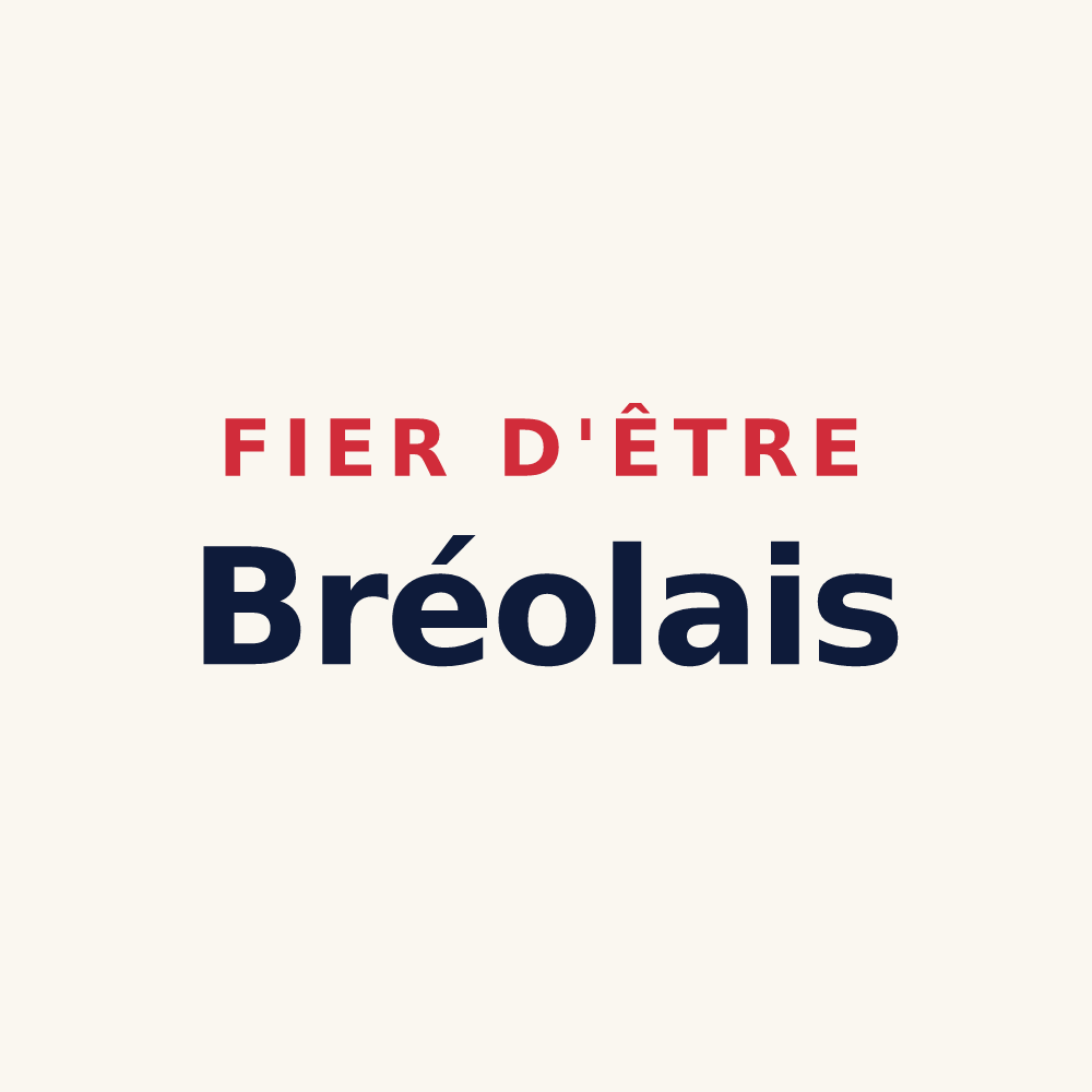 Tasse « Fier d'être Bréolais » — design pour Ubaye-Serre-Ponçon