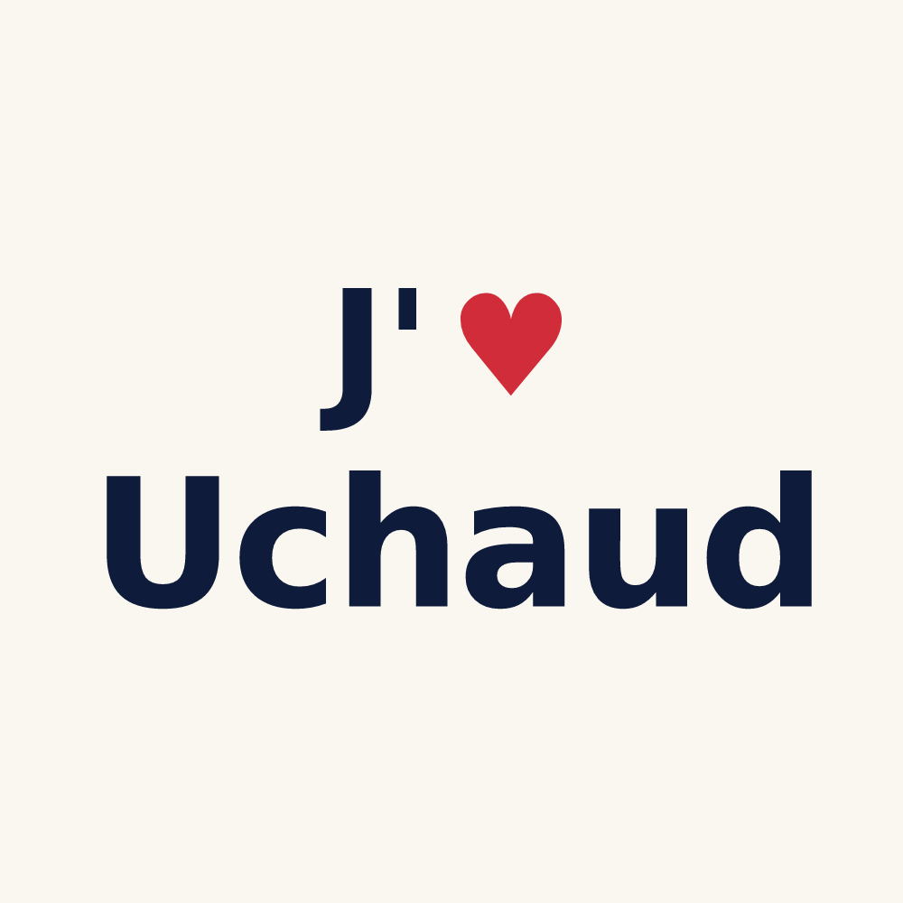 Tasse personnalisée Uchaud — design J'aime Uchaud