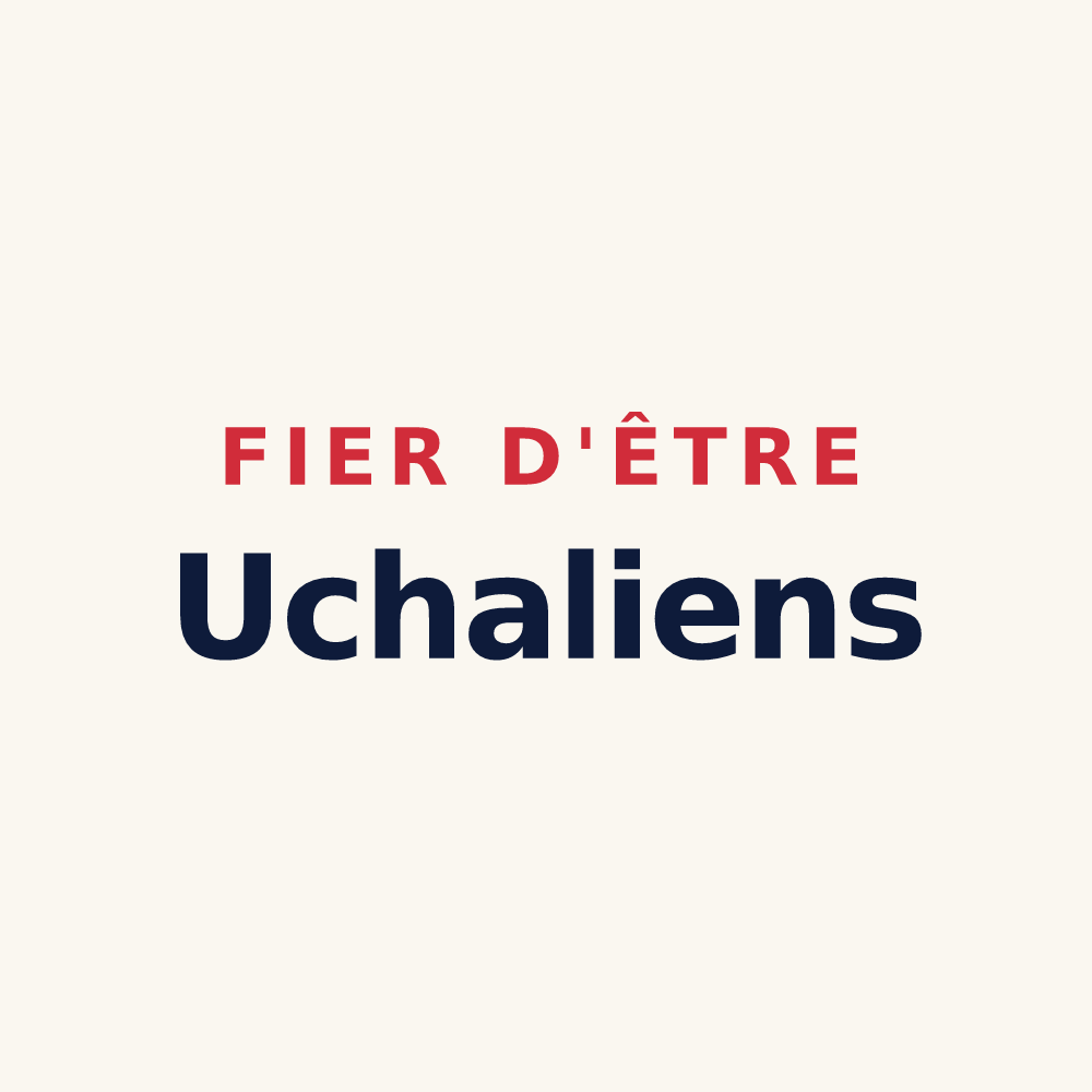 Tasse « Fier d'être Uchaliens » — design pour Uchaux