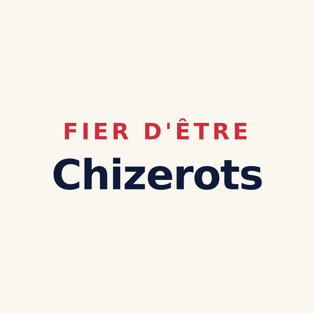 Tasse « Fier d'être Chizerots » — design pour Uchizy