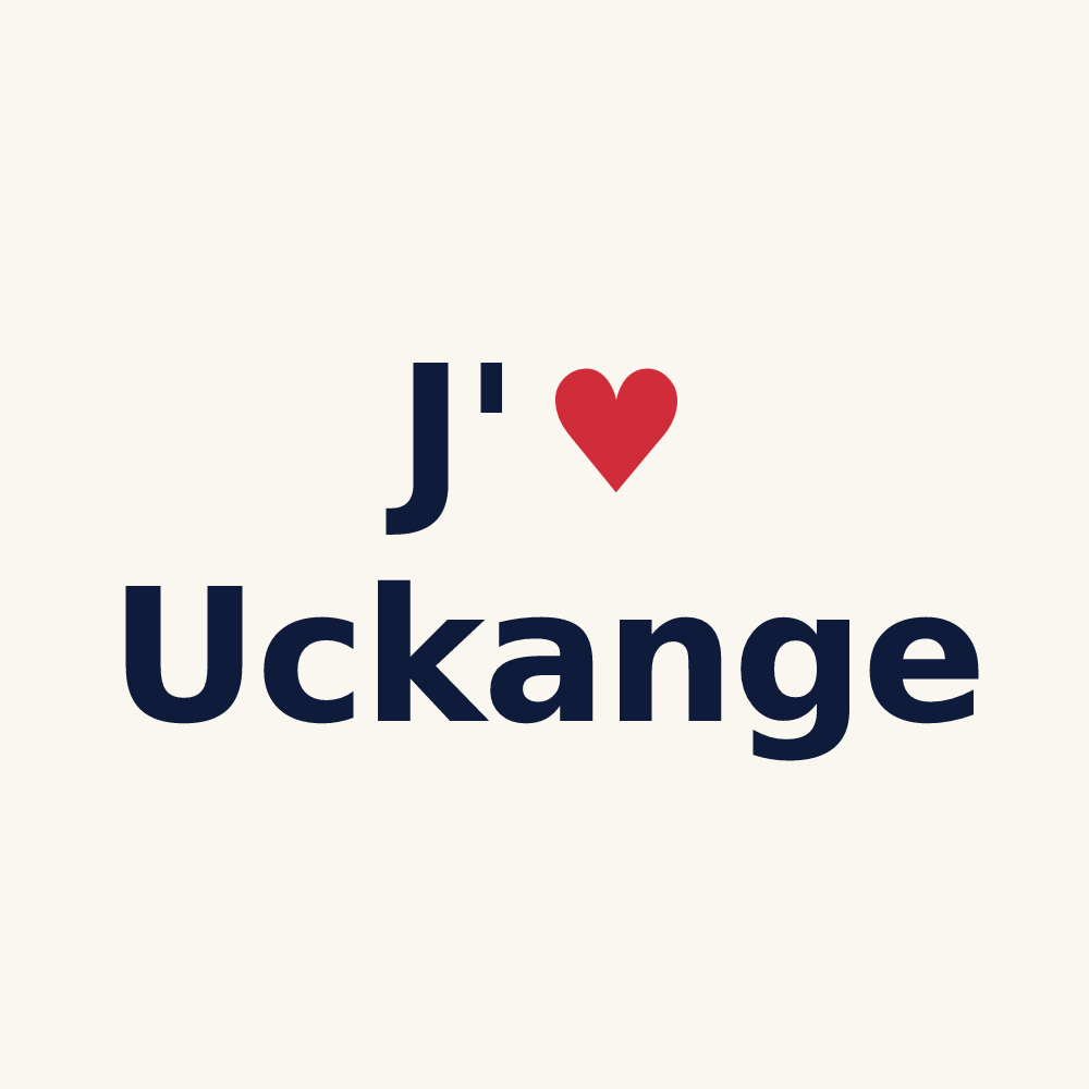 Tasse personnalisée Uckange — design J'aime Uckange