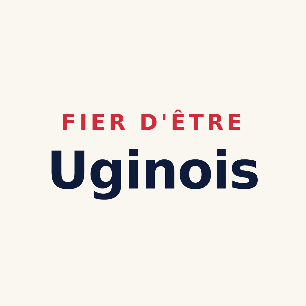 Tasse « Fier d'être Uginois » — design pour Ugine