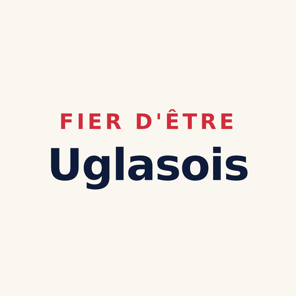 Tasse « Fier d'être Uglasois » — design pour Uglas