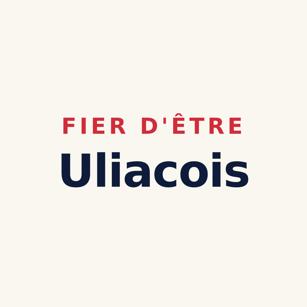 Tasse « Fier d'être Uliacois » — design pour Œuilly