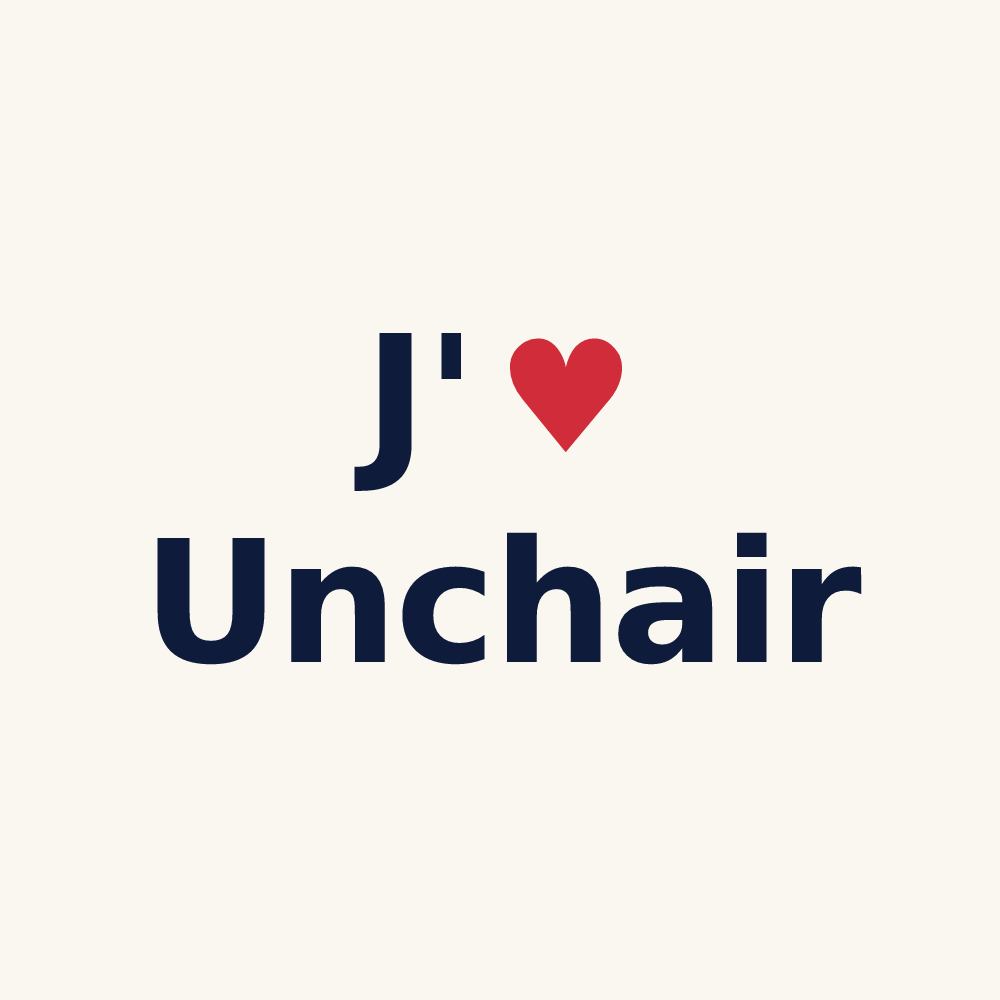 Tasse personnalisée Unchair — design J'aime Unchair
