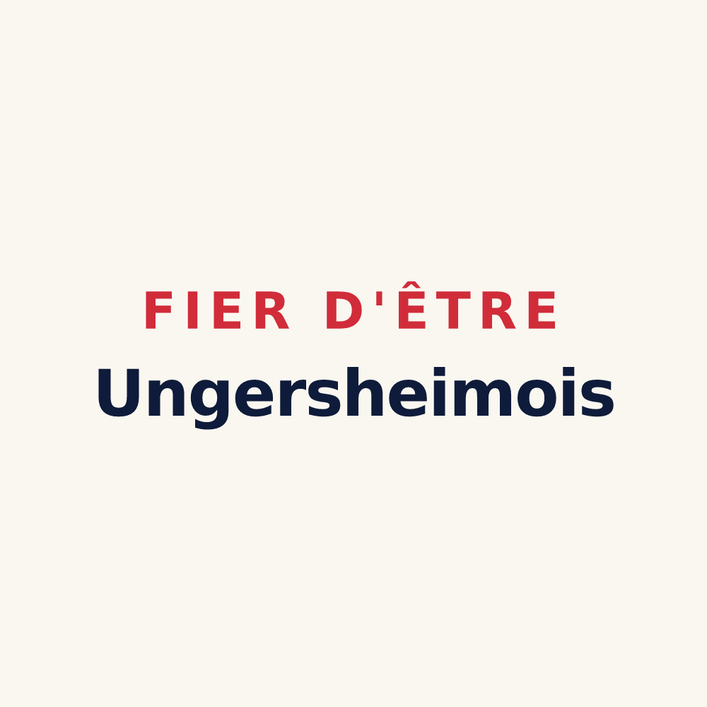 Tasse « Fier d'être Ungersheimois » — design pour Ungersheim
