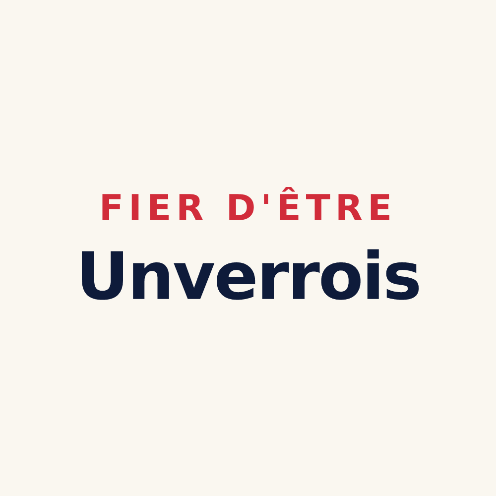 Tasse « Fier d'être Unverrois » — design pour Unverre