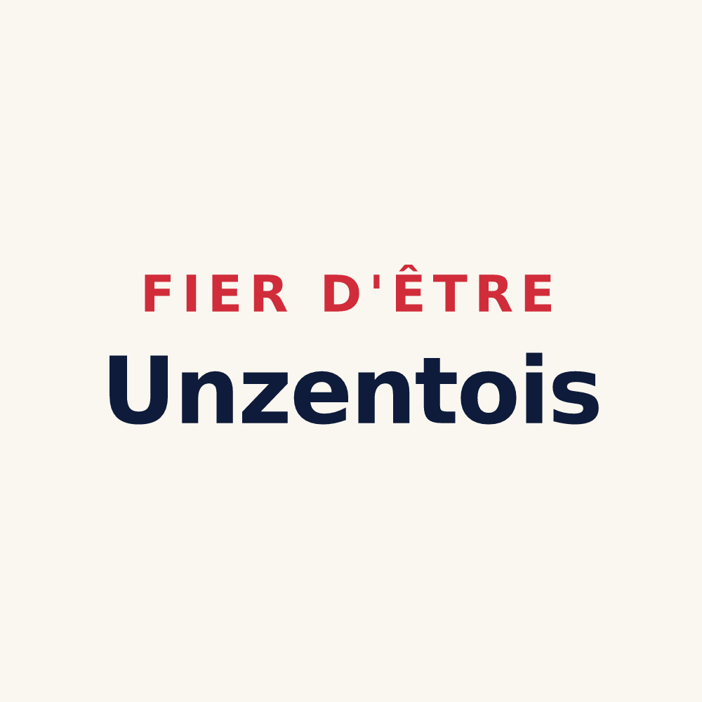 Tasse « Fier d'être Unzentois » — design pour Unzent
