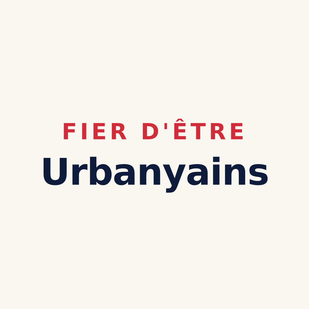 Tasse « Fier d'être Urbanyains » — design pour Urbanya