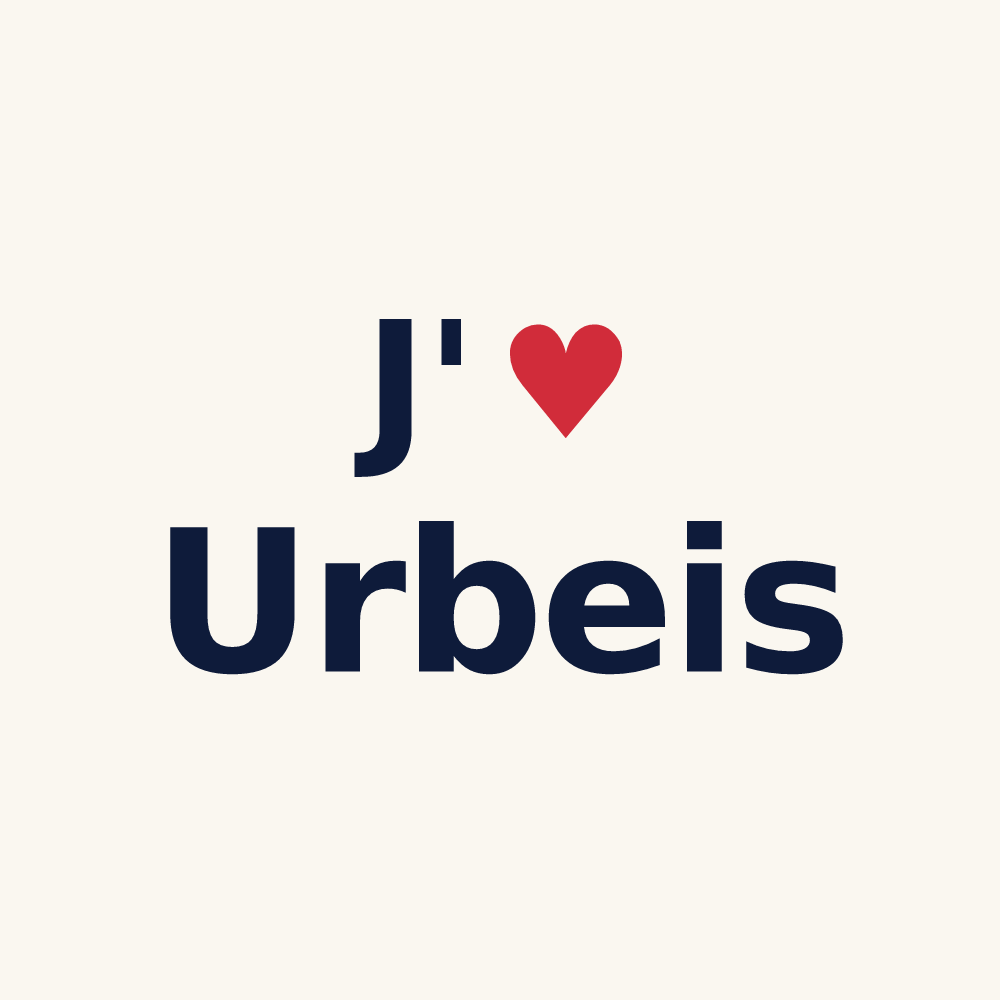 Tasse personnalisée Urbeis — design J'aime Urbeis