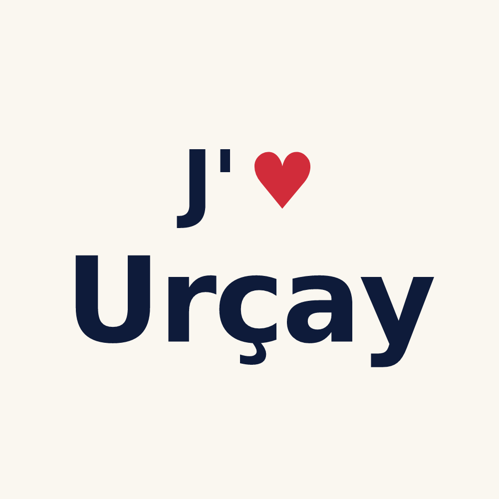 Tasse personnalisée Urçay — design J'aime Urçay