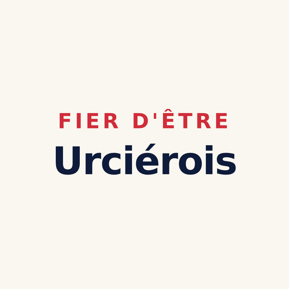 Tasse « Fier d'être Urciérois » — design pour Urciers