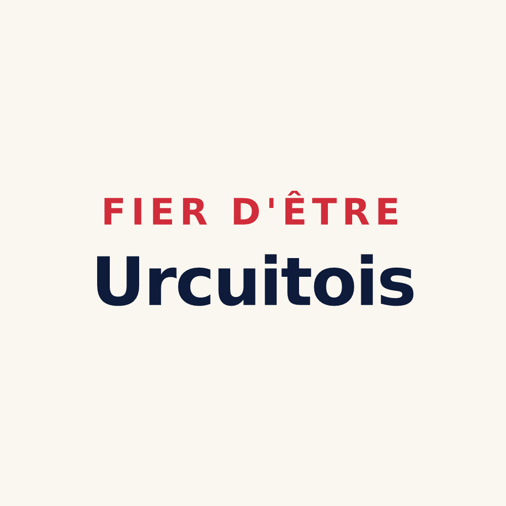 Tasse « Fier d'être Urcuitois » — design pour Urcuit